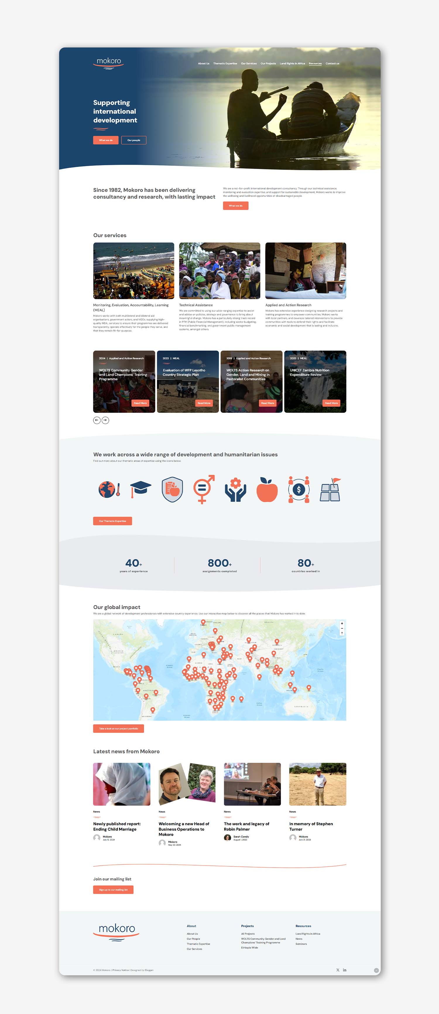 Mokoro homepage